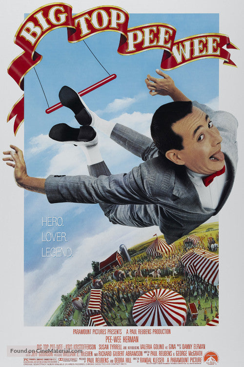 Pixie Posters Big Top Pee-wee Movie Poster A2 Size