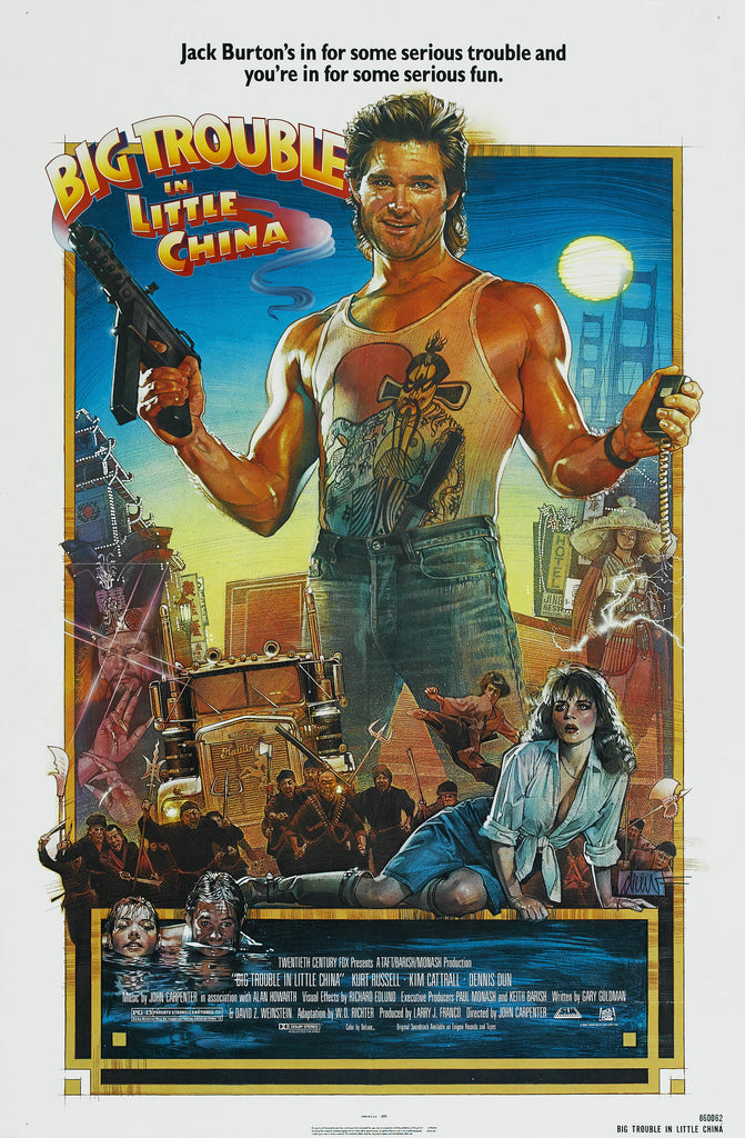 Big Trouble In Little China A3 Size Movie Poster-Pixie Posters