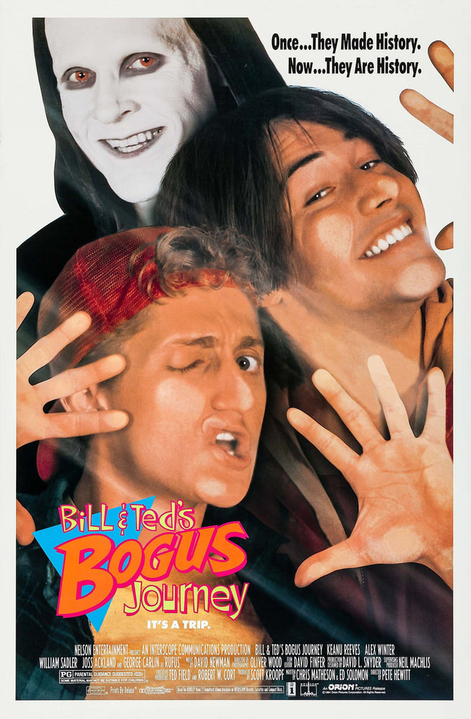 Premium Bill & Ted's Bogus Journey A2 Size Movie Poster