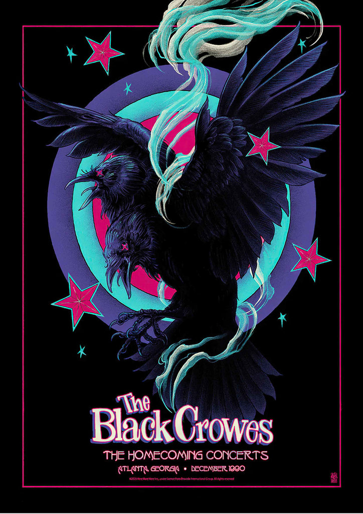 Premium Black Crowes 2 Vintage Gig A4 Size Posters