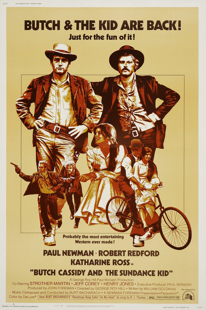 Premium Butch Cassidy And The Sundance kid A2 Size Movie Poster