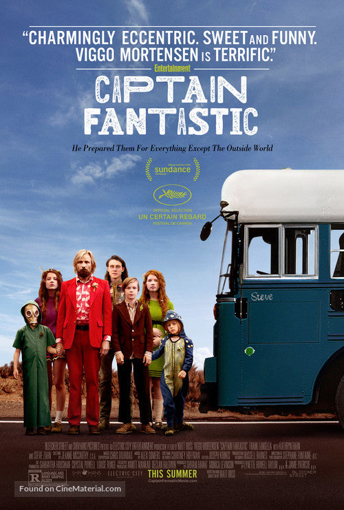 Captain Fantastic A2 Movie Poster-Pixie Posters