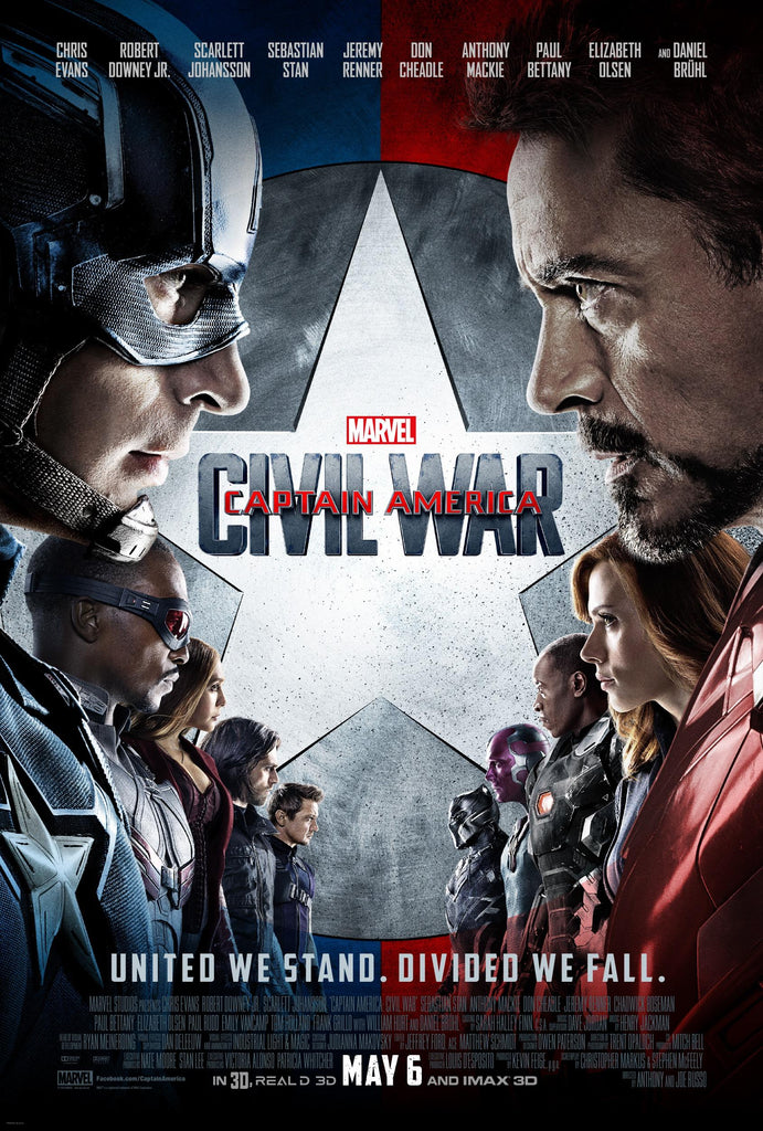 Premium Captain America: Civil War A4 Size Movie Poster