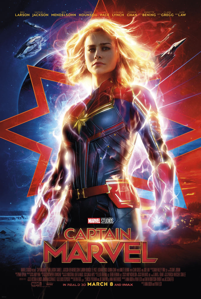 Premium Captain Marvel A4 Size Movie Poster