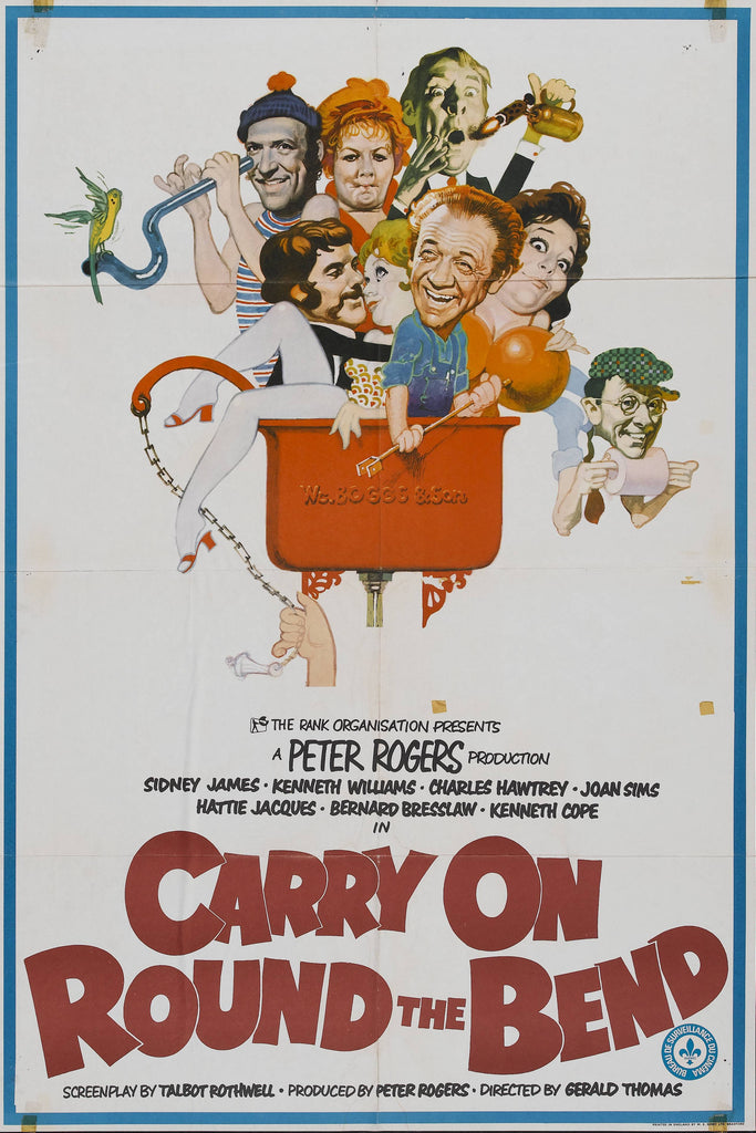 Premium Carry On Round The Bend A2 Size Movie Poster