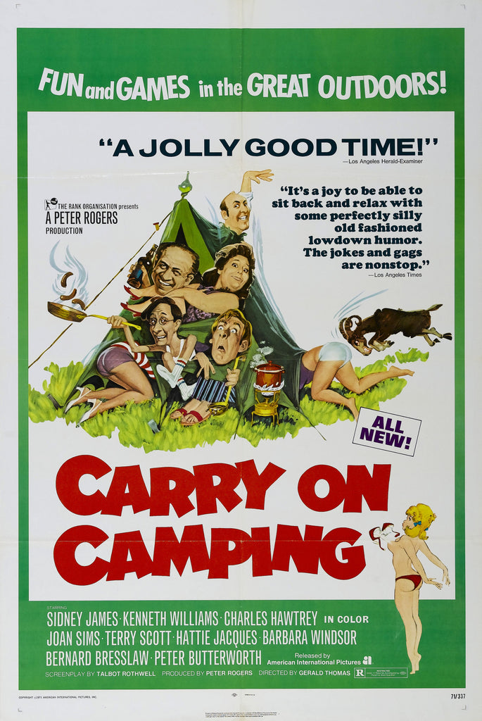 Premium Carry On Camping A2 Size Movie Poster