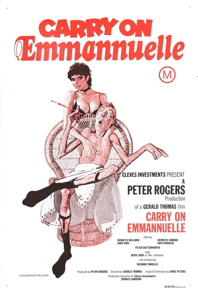 Premium Carry On Emmannuelle A2 Size Movie Poster