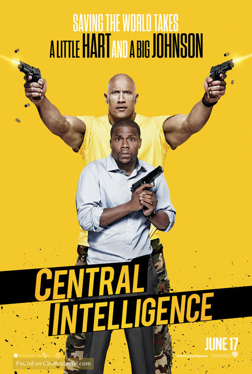 Central Intelligence A2 Movie Poster-Pixie Posters