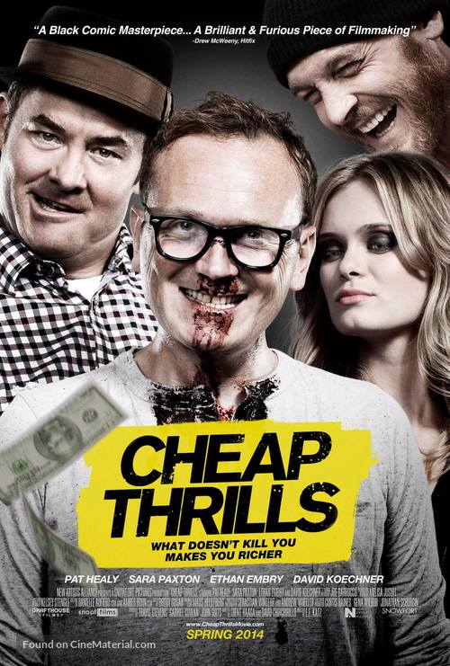 Pixie Posters Cheap Thrills Movie Poster A2 Size