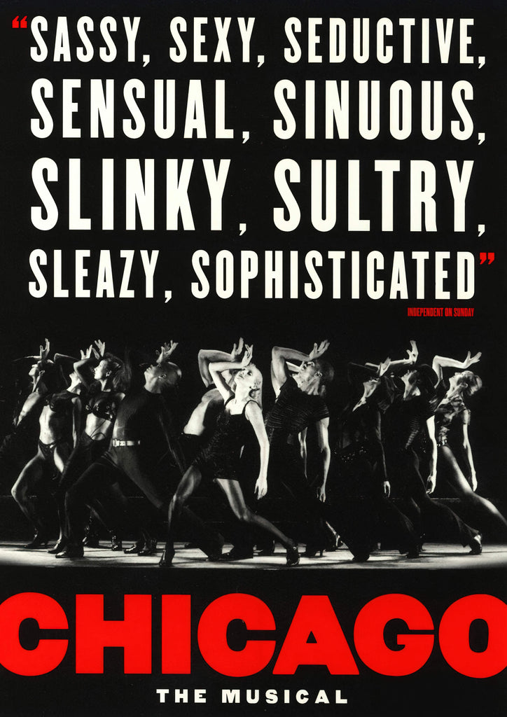Premium Musical Theatre Chicago A4 Size Posters