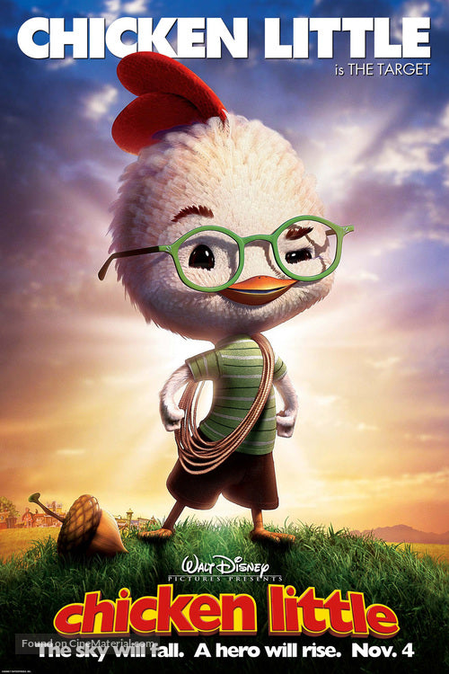 Chicken Little A2 Movie Poster-Pixie Posters