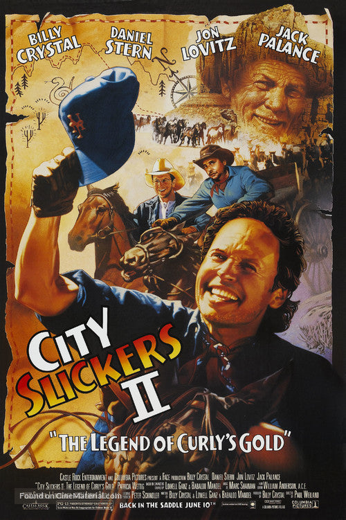 Pixie Posters City Slickers II: The Legend of Curly's Gold Movie Poster A2 Size