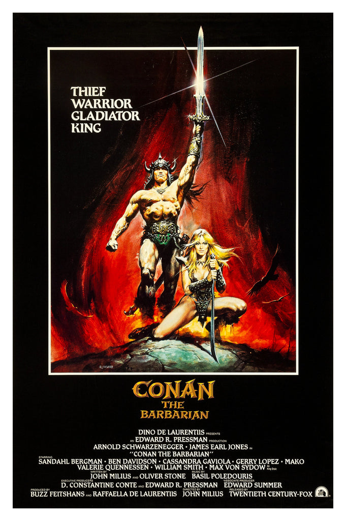 Conan The Barbarian A2 Size Movie Poster-Pixie Posters