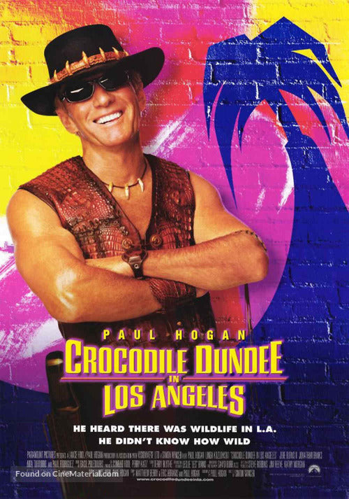 Pixie Posters Crocodile Dundee in Los Angeles Movie Poster A2 Size