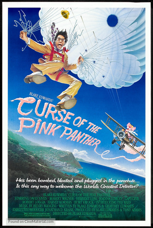 Pixie Posters Curse of the Pink Panther Movie Poster A2 Size