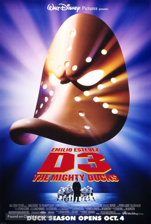 Pixie Posters D3: The Mighty Ducks Movie Poster A2 Size