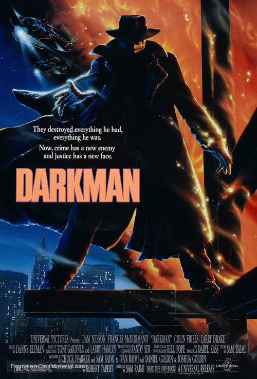 Pixie Posters Darkman Movie Poster A2 Size