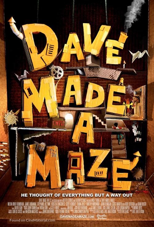 Pixie Posters Dave Made a Maze Movie Poster A2 Size
