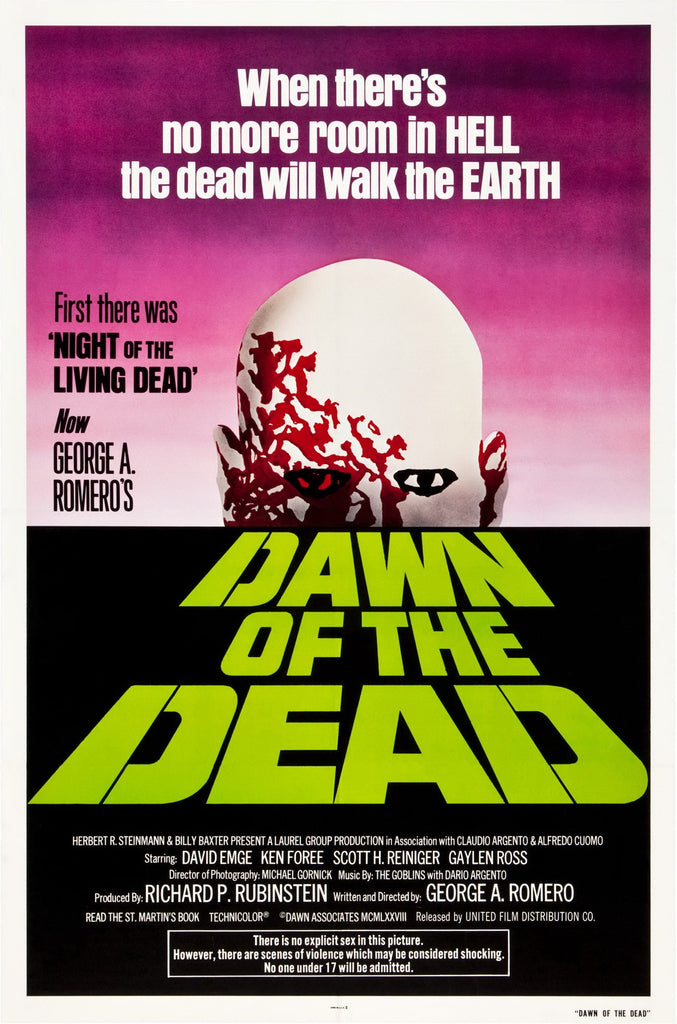 Dawn of The Dead A3 Size Movie Poster-Pixie Posters