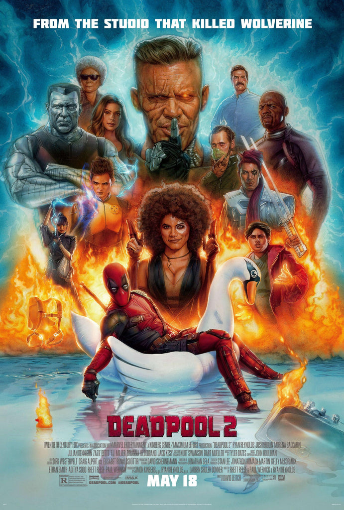 Premium Deadpool 2 A2 Size Movie Poster