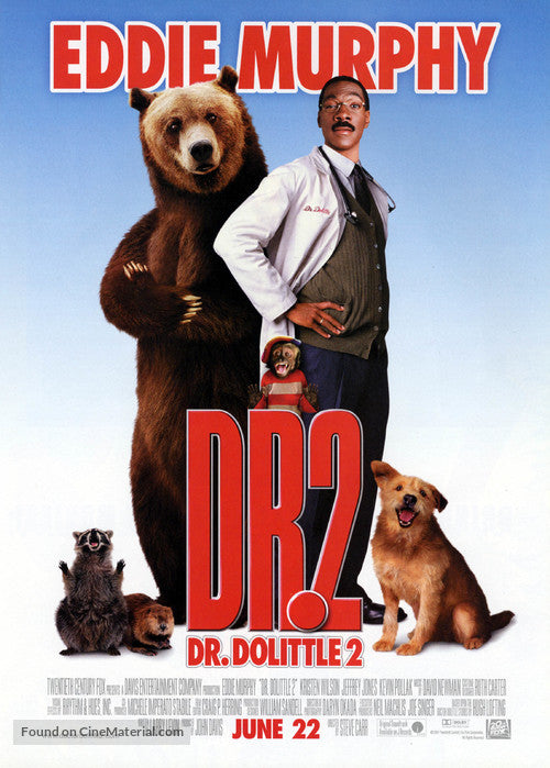 Pixie Posters Dr. Dolittle 2 Movie Poster A2 Size