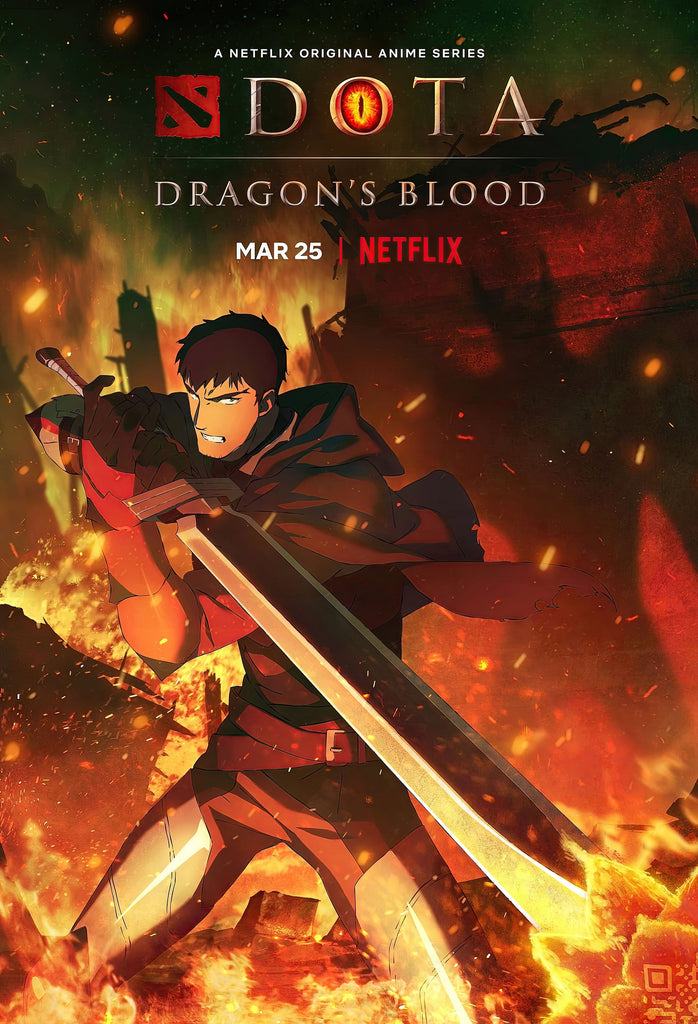 Premium Anime Dota Dragons Blood A4 Size Posters