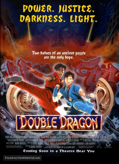Pixie Posters Double Dragon Movie Poster A2 Size