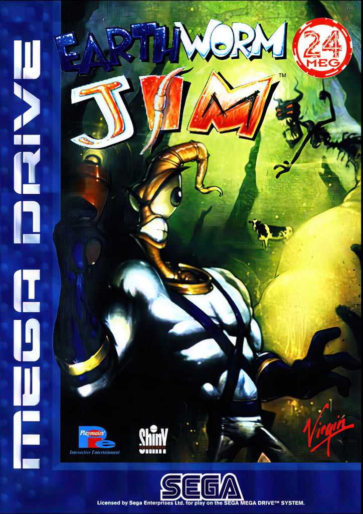 Premium 90s Earthworm Jim A2 Size Posters