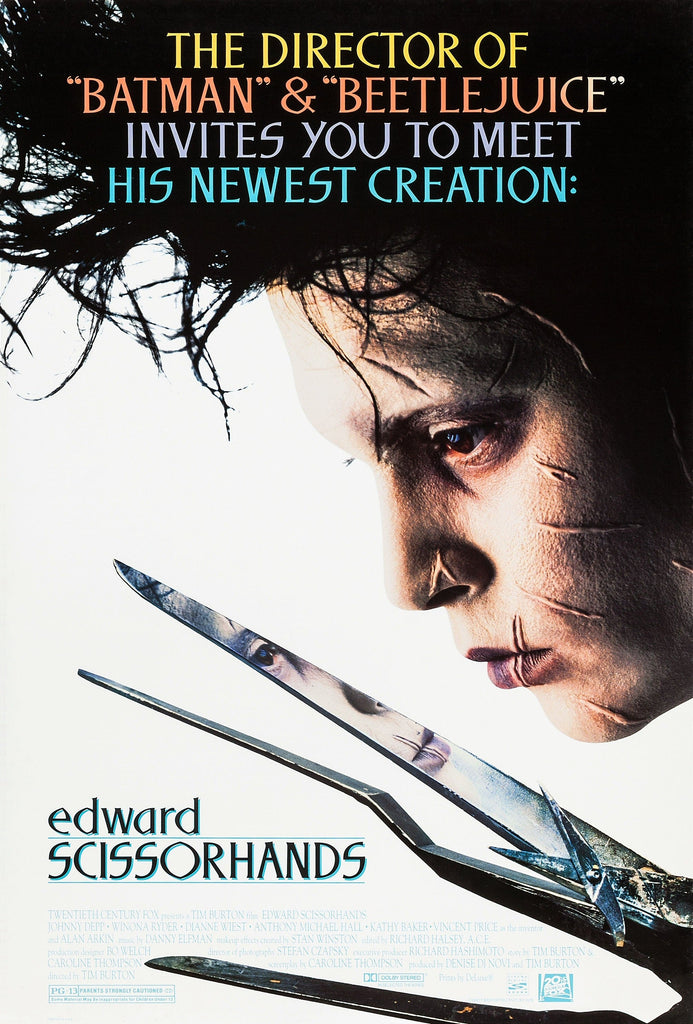 Edward Scissorhands A2 Size Movie Poster-Pixie Posters
