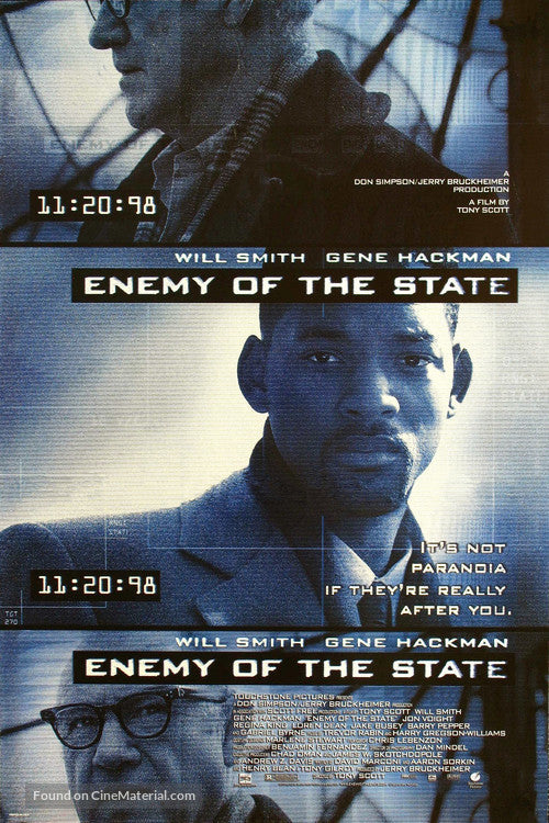 Enemy of the State A2 Movie Poster-Pixie Posters