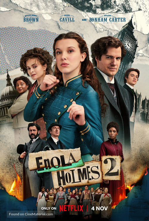 Enola Holmes 2 A2 Movie Poster-Pixie Posters