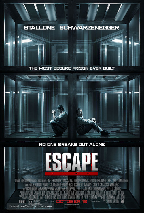 Escape Plan A2 Movie Poster-Pixie Posters