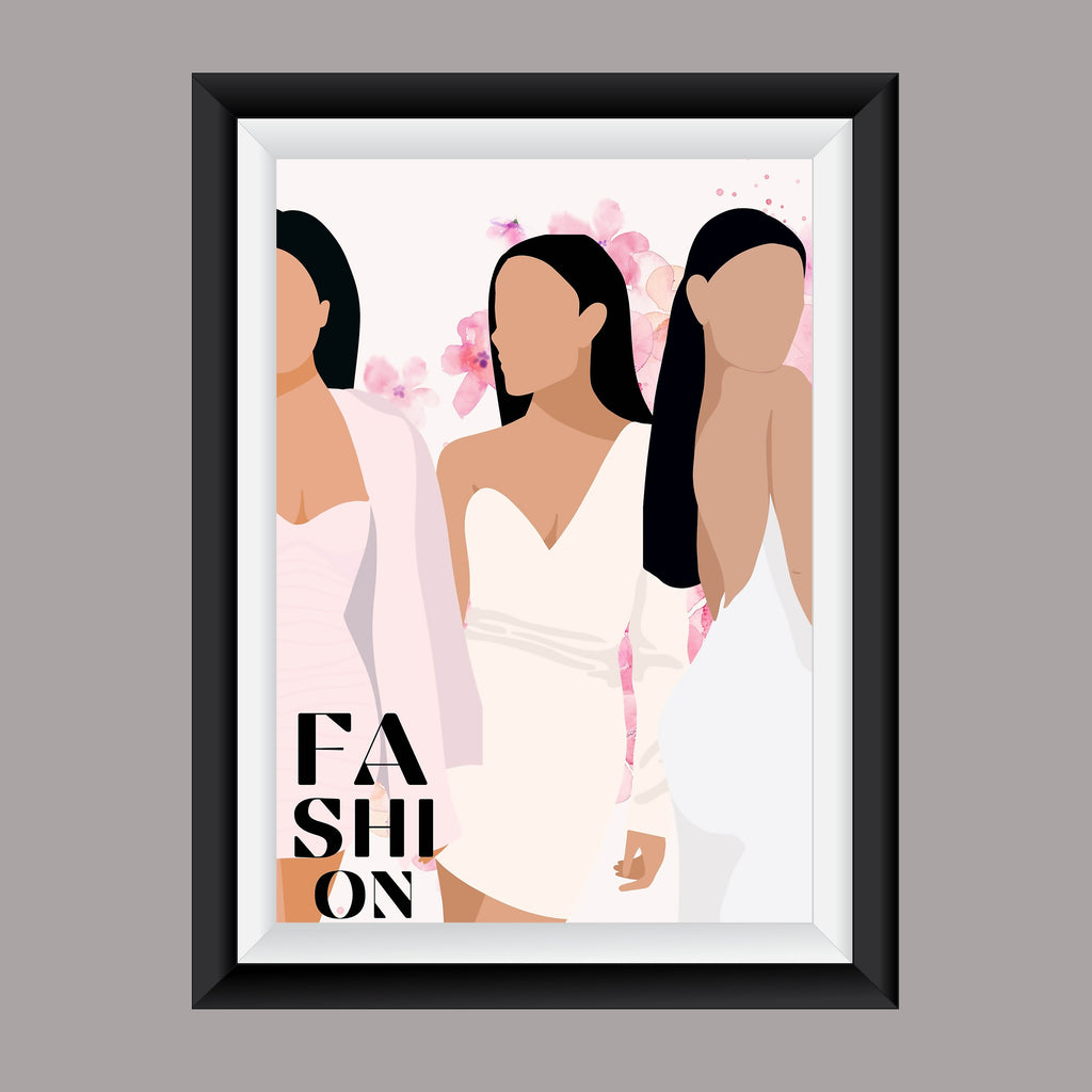 Premium Fashion Wall Art Fashion faces A2 Size Posters