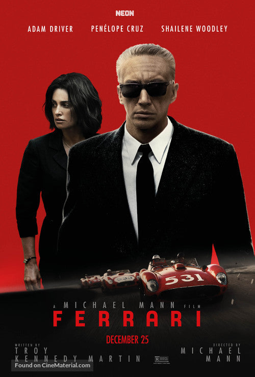Pixie Posters Ferrari Movie Poster A2 Size