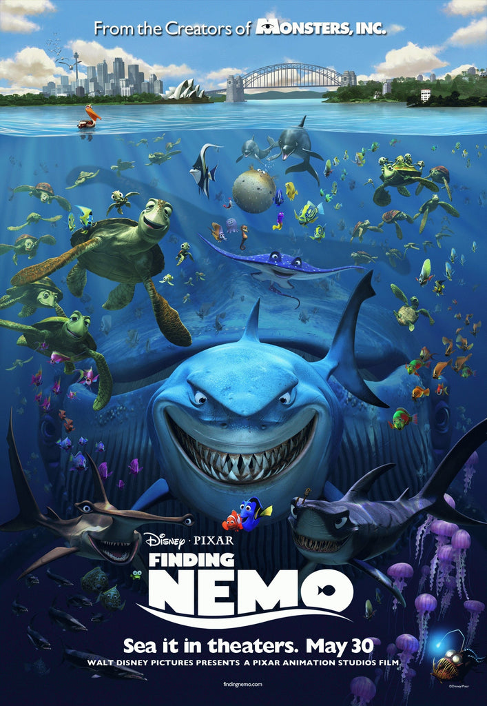 Premium Finding nemo A2 Size Movie Poster
