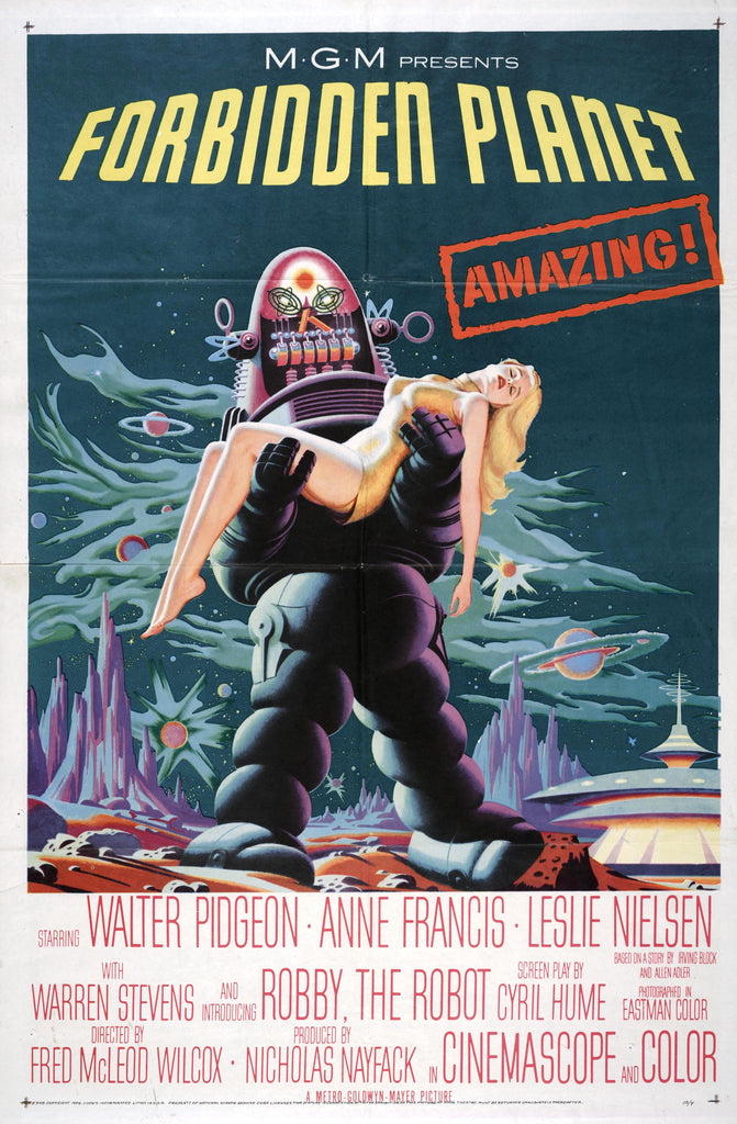 Premium Forbidden Planet A3 Size Movie Poster