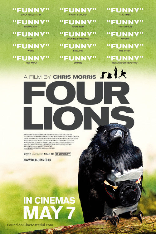 Pixie Posters Four Lions Movie Poster A2 Size