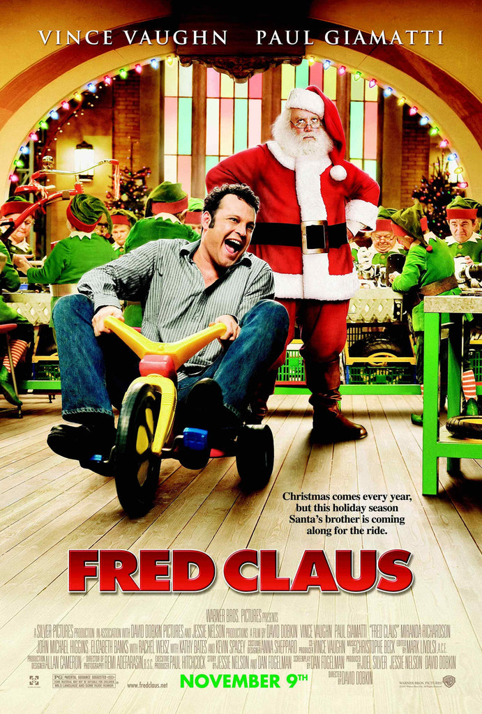 Premium Fred Claus A2 Size Movie Poster