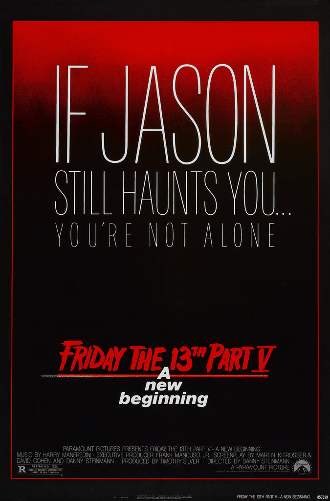friday the 13th a new beginning A2 Size Movie Poster-Pixel Demon