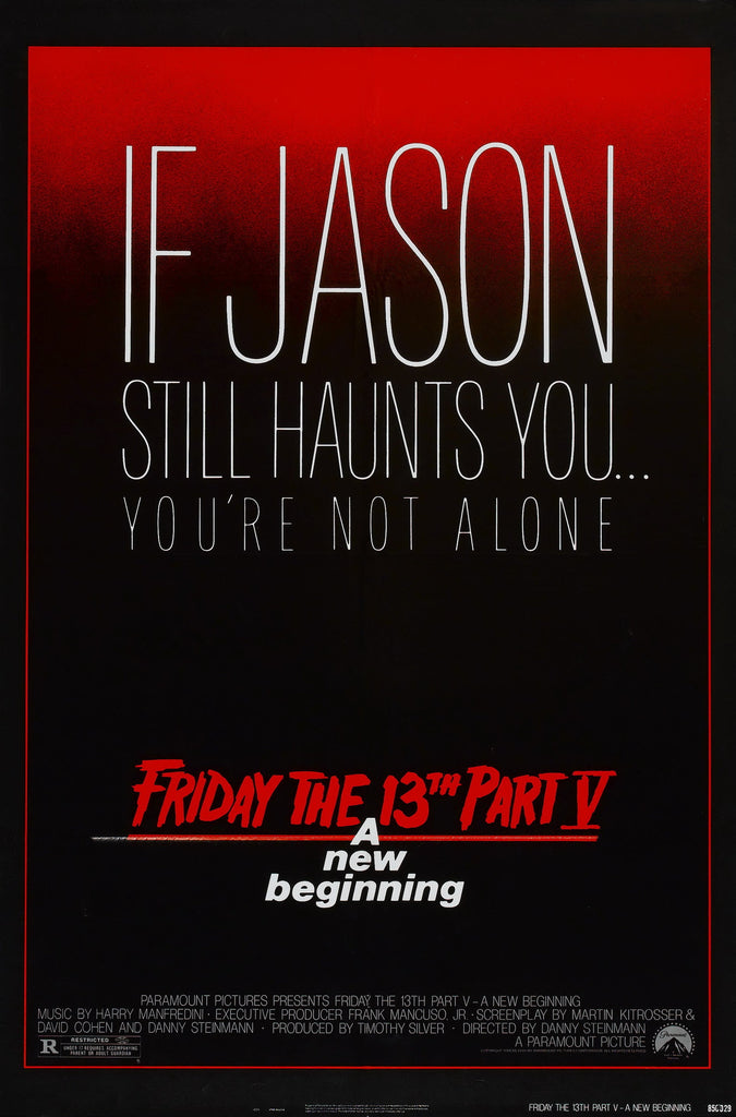 Premium friday the 13th a new beginning A2 Size Movie Poster