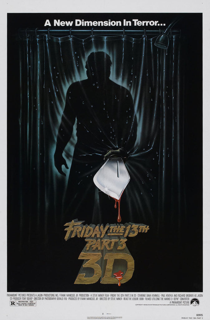 friday the 13th part iii A2 Size Movie Poster-Pixel Demon