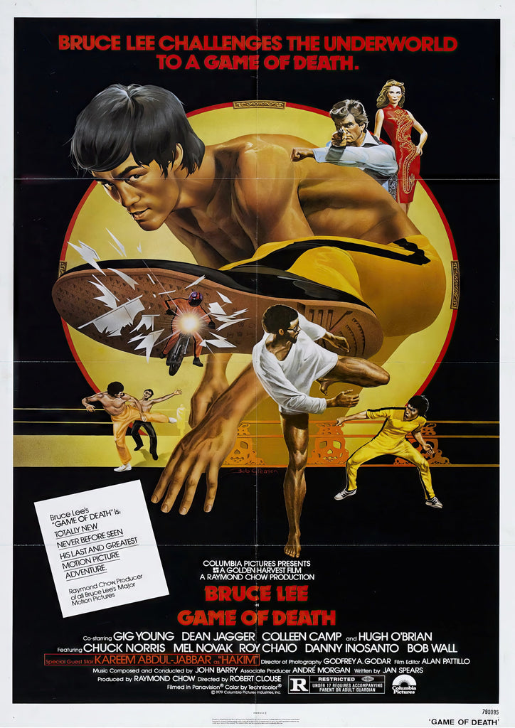 Premium Bruce Lee Game Of Death A2 Size Movie Poster