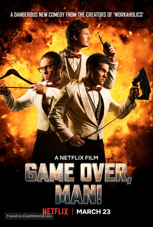 Pixie Posters Game Over, Man! Movie Poster A2 Size