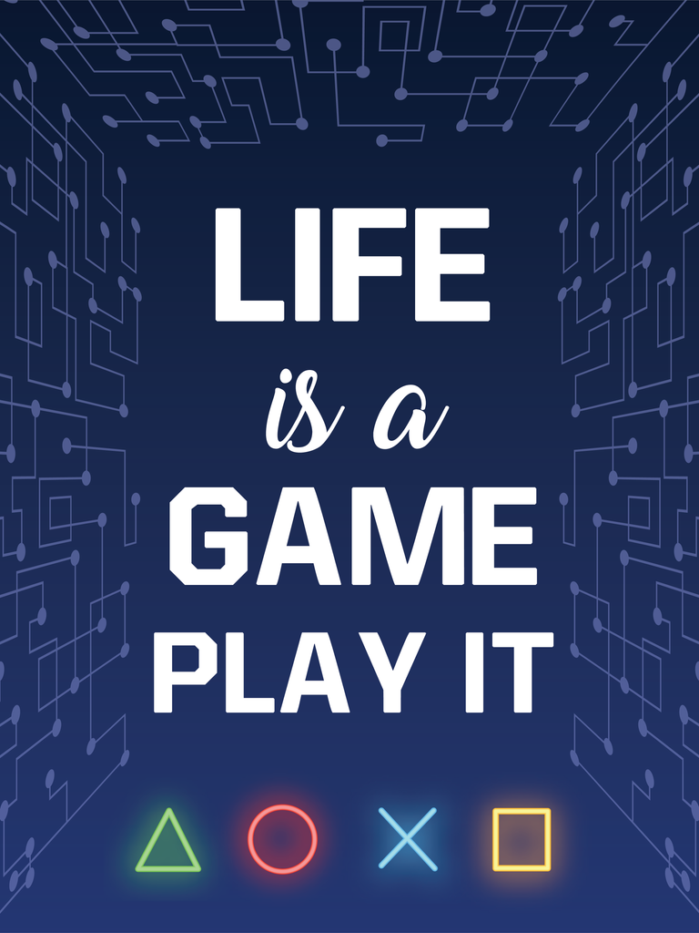 Premium Gamer Text Quotes Design 5 A2 Size Posters