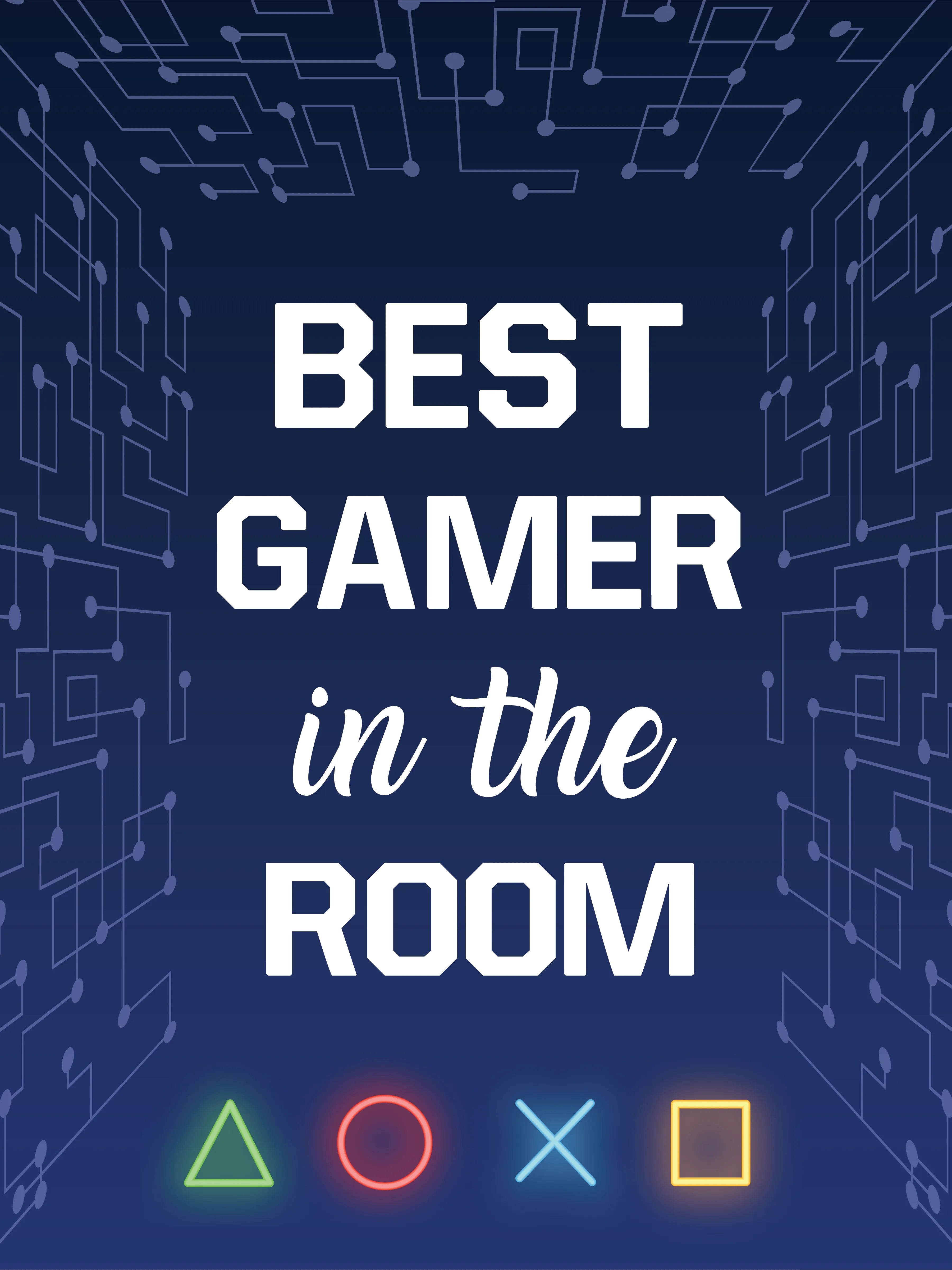 Gaming Message Poster High Quality Gamer Text Quotes Design 6 A2 Size Poster – Pixie Posters