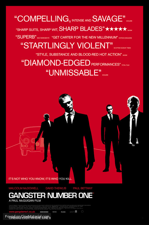 Pixie Posters Gangster No. 1 Movie Poster A2 Size