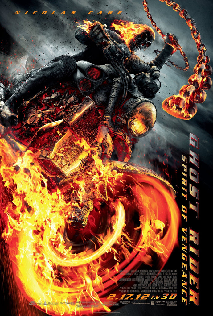 Premium Ghost Rider: Spirit Of Vengeance A2 Size Movie Poster