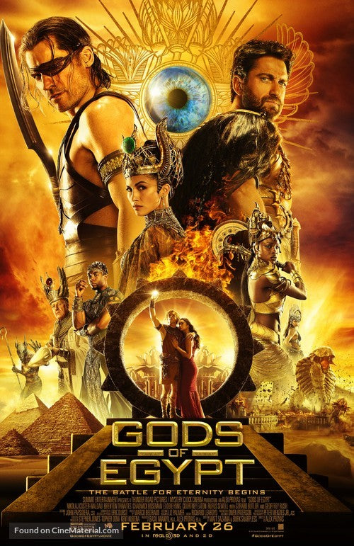 Gods of Egypt A2 Movie Poster-Pixie Posters