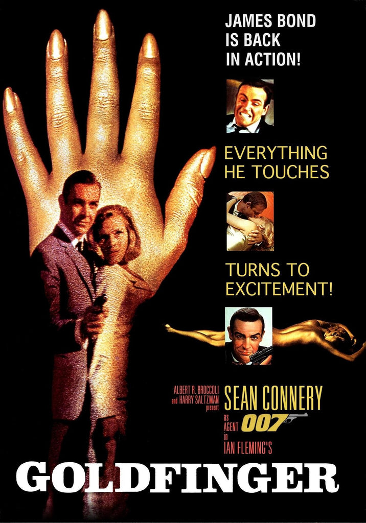 Premium Goldfinger A4 Size Movie Poster