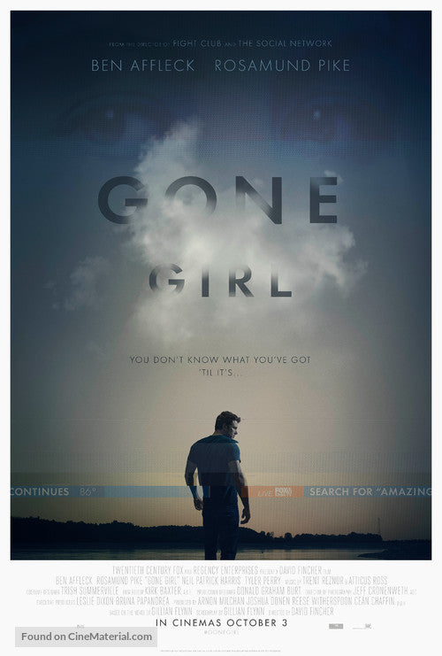Gone Girl A2 Movie Poster-Pixie Posters